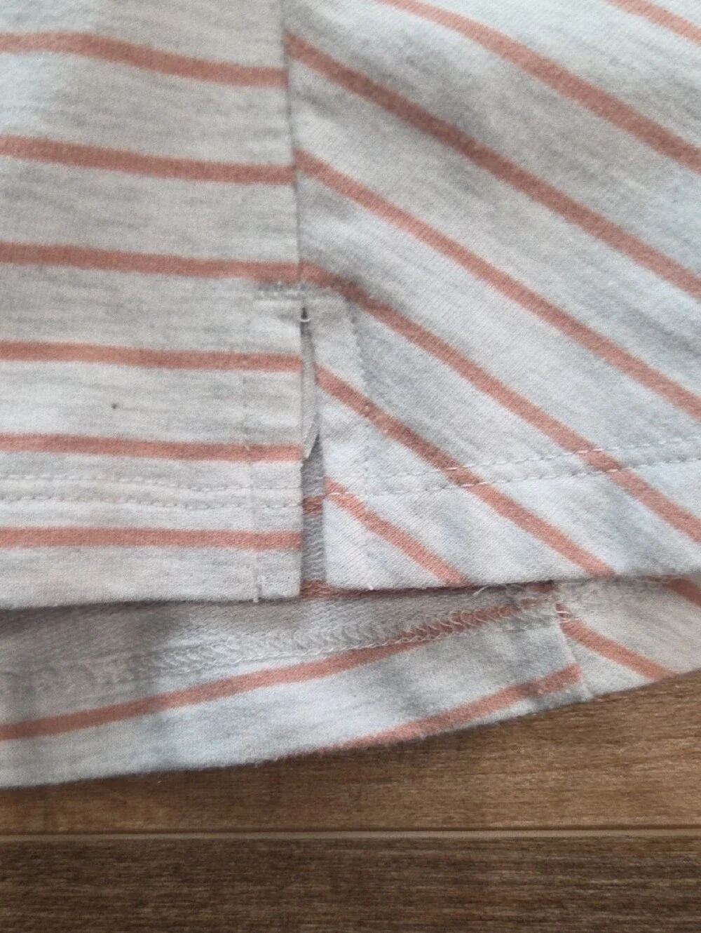 Nike Girls White and Pink Striped Camisole Dress